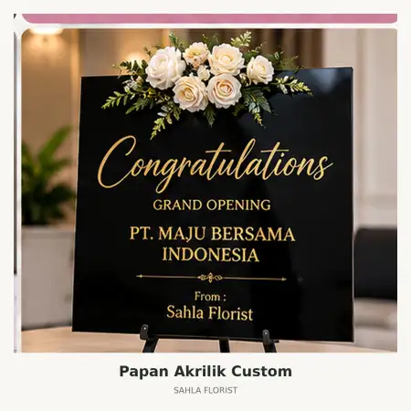 Papan Bunga Akrilik Bsd Green Office Park